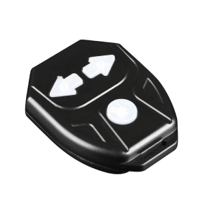 Lumina spate bicicleta cu semnalizare, IPX4, reincarcabila USB, 5 moduri de iluminare, telecomanda pe ghidon, 900 mAh, 9.4 x 3.3 cm, neagra - siguranta maxima si vizibilitate in orice conditii - Img 6