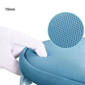 Marsupiu ergonimic,multifunctional pentru bebelusi,15in1,greutate maxima 25 kg - Albastru deschis - Img 8
