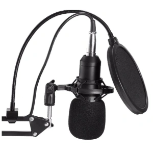 Microfon Profesional de Studio cu condensator, model BM800 cu stand inclus - Img 3