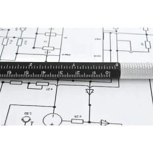 Pix multifunctional 6 in 1, rigla, 2 surubelnite, touchscreen, nivela cu bula, metal, 14.8 cm - Alb - Img 2