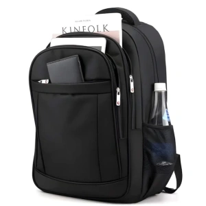 Rucsac multifunctional, impermeabil, pentru laptop cu diagonala 15.6", bretele reglabile, poliester, unisex, 51 x 30 x 24 cm, negru - Img 10