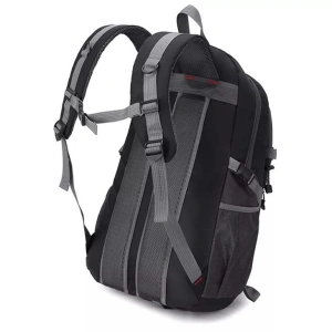 Rucsac multifunctional, outdoor, 40L, impermeabil, poliester, ergonomic, cu 3 compartimente, 50 x 31 x 23 cm, negru - Img 5