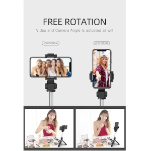 Selfie Stick / Trepied / suport de telefon - 3 in 1 lungime maxima 70 cm - Img 4
