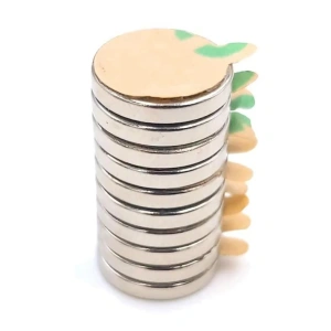 Set 10 magneti neodim, autoadezivi, rotunzi, universali, diverse activitati, 8x1 mm