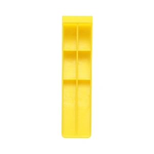 Set 100 pene pentru nivelare gresie/faianta, reutilizabile, galben - Img 2