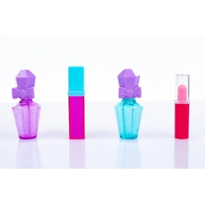 Set masuta de toaleta pentru copii, uscator, parfum, bijuterii, plastic, multicolor, 34 x 24 x 5.5 cm - Img 3