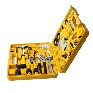 Set multifunctional, 48 piese, pentru uz casnic, cutie de depozitare inclusa, galben - Img 8