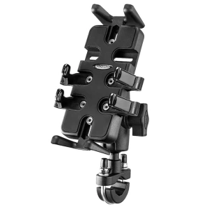Suport de telefon pentru bicicleta, rotire 360°, negru