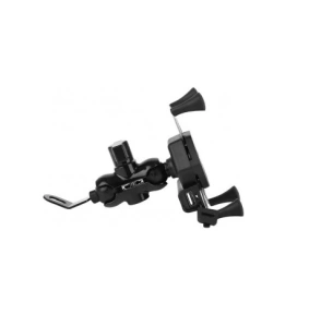 Suport de telefon reglabil,rotire 360 grade pentru motocicletă cu incarcator - Negru - Img 6