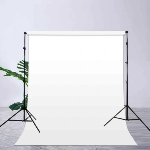 Suport portabil pentru fundal foto, kit complet cu 2 trepiede reglabile, bara transversala modulara si cleme, husa transport inclusa, ideal pentru studio si exterior - Img 2