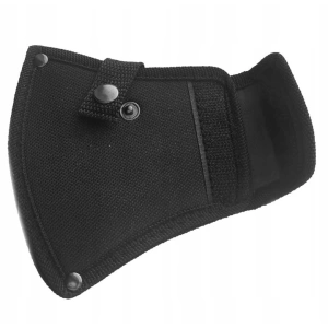 Topor multifunctional camping din otel 420, maner cauciucat antialunecare, cu husa protectie, pentru drumetii pescuit si outdoor, 30 cm - Img 3