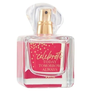 Apă de parfum Avon Celebrate Today Tomorrow Always 50 ml - floral-fructată pentru femei, cu note de neroli, trandafir și mosc, un parfum delicat și luminos, dedicat bucuriei de a trăi și iubirii auten