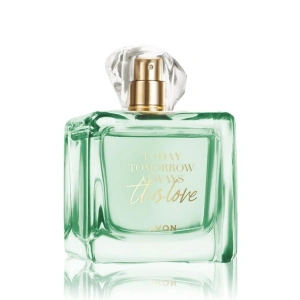 Apă de parfum Avon Today Tomorrow Always This Love 100 ml - floral-fructată pentru femei, cu note de piper roz, neroli și lemn de santal, un parfum luminos și romantic ce exprimă dragostea pură - Img 2