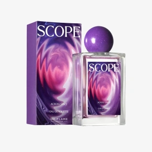 Apă de toaletă Oriflame Scope Across Space 50 ml - călătorie olfactivă între metal, mosc și infinit