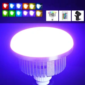 Bec foto LED, RGB, E27, 50 W, telecomanda inclusa - Img 6