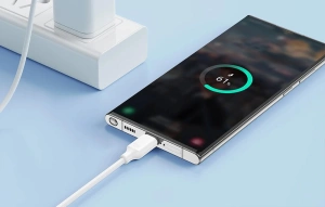 Cablu USB A la USB-C, pentru incarcare si transfer date, lungime 25 cm, 3A, 480 Mbps, negru - Img 4