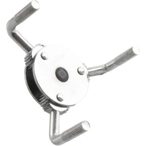 Cheie pentru filtrul de ulei, universala, 3 brate, metalica, argintie - Img 4