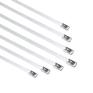 Coliere metalice inox 250 mm, set 30 bride autoblocante din otel inoxidabil pentru fixarea conductelor, cablurilor si furtunurilor - Img 5