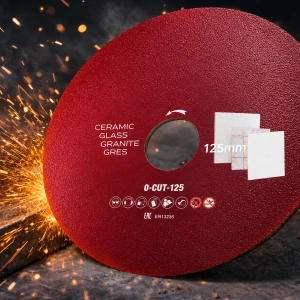 Disc diamantat subtire pentru taiere fina, 125 mm, pentru portelan, gresie, faianta, sticla si piatra naturala, utilizare uscata - Img 7