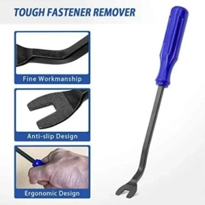 Extractor de capse pentru tapiterie auto, unealta demontare clipsuri, maner ergonomic, 22.5 cm - Img 9