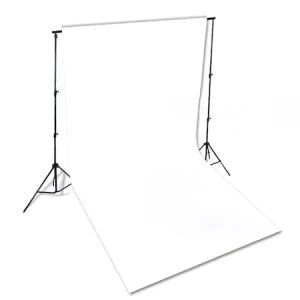 Fundal foto studio,panza din bumbac,dimensiune 300x300 cm - Alb - Img 4