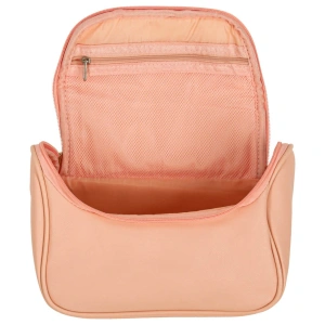 Geanta cosmetica, pentru calatorii, PVC, 23 x 13 x 17 cm, roz - Img 5