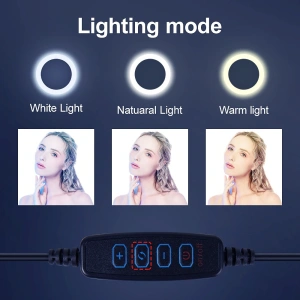 Lampa circulara LED diametru 26 cm,cablu de alimentare,cotrol din telecomanda - Img 3