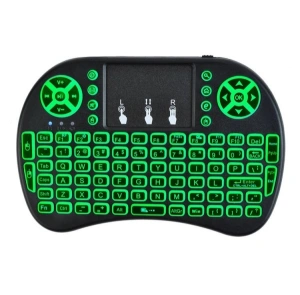 Mini tastatura universala,multimedia, Wireless 2.4GHz, iluminata RGB cu chip inclus - Img 4