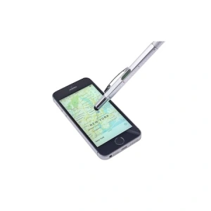 Pix multifunctional 6 in 1, rigla, 2 surubelnite, touchscreen, nivela cu bula, metal, 14.8 cm - Albastru - Img 6
