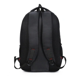 Rucsac barbati laptop impermeabil, antifurt, compartiment mare, material Oxford poliester nylon, ergonomic, scoala business calatorii, negru - Img 3