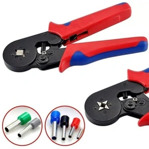 Set cleste pentru sertizare, patru falci, 500 buc terminale conductori cu auto-reglare, 0.25 - 10 mm2 - Img 4
