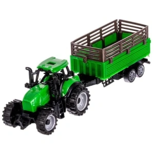 Set complet pentru copii,102 piese Ferma cu animale,tractoare,gospodarie - Multicolor - Img 4