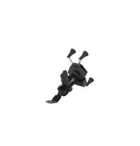 Suport de telefon reglabil,rotire 360 grade pentru motocicletă cu incarcator - Negru - Img 3
