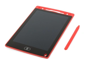 Tableta grafica de desenat pentru copii de 8.5 inch diagonala, cu buton de stergere si creion - Rosu - Img 6