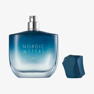 Apa de parfum barbati Oriflame Nordic Waters Infinite Blue 75 ml cu note acvatice profunde si baza lemnoasa calda, aroma intensa si revigoranta - Img 2