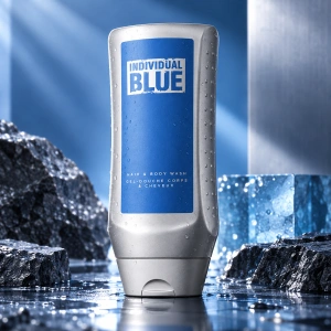 Avon Individual Blue pentru bărbați – Apă de toaletă 100 ml cu opțiuni Roll-on 50 ml și Gel de duș 250 ml - Img 5