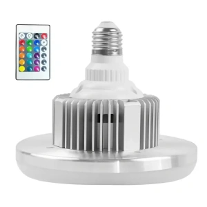 Bec foto LED, RGB, E27, 50 W, telecomanda inclusa - Img 3