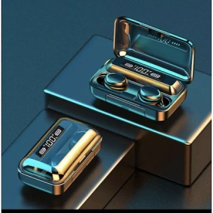 Casti Bluetooth TWS Wireless KD-M8, In ear, Conexiune Universala - Negru - Img 2