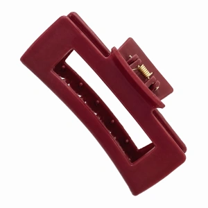 Clama par visinie 10.3 x 5 cm, cleste rezistent din plastic rigid, accesoriu pentru prinderea parului lung si des