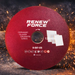 Disc diamantat subtire pentru taiere fina, 125 mm, pentru portelan, gresie, faianta, sticla si piatra naturala, utilizare uscata - Img 4