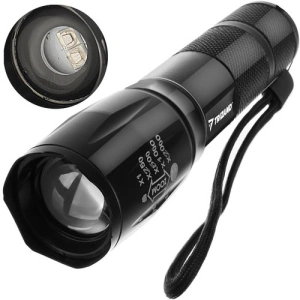 Lanterna LED 10.000 lumeni, 2 moduri de iluminare,acumulator si trusa depozitare incluse - Img 8