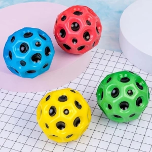 Minge antistres, saltareata, jucarie pentru copii, poliuretan, diametru 6.6 cm, elastica, rezistenta, verde - Img 8