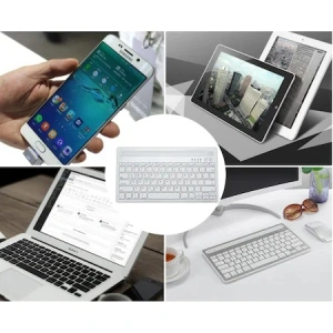 Mini Tastatura Wireless CK-03 Universala pentru Telefon, Tableta, Pc sau Tv, Suport Integrat - Img 4