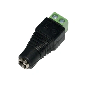 Mufa alimentare CCTV tip mama 2.1/5.5 mm cu prindere surub, adaptor pentru alimentare camere supraveghere compatibil cablu alimentare sau UTP, 1 buc