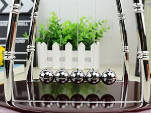 Pendul Newton pentru birou cu 5 bile, un gadget sau cadou uimitor, materiale de inalta calitate - Img 4