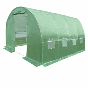Sera tip tunel 6x3x2 m, cadru metalic, 8 ferestre - Img 10