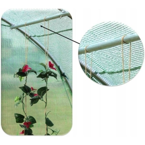 Sera tip tunel 8x3x2 m, cadru metalic, 10 ferestre - Img 10