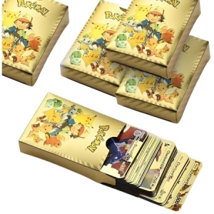 Set 55 cartonase aurii de colectie Pokemon Gold - Img 3