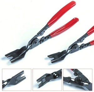 Set cleste profesional pentru demontare clipsuri auto si extractor, pentru tapiterie, ornamente si panouri, manere ergonomice, otel rezistent - Img 3