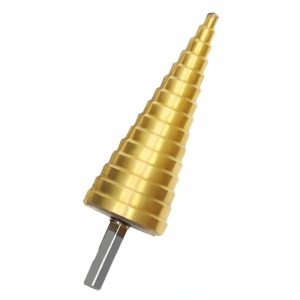 Set de burghie conice, 3 dimensiuni diferite 20-4 / 12-3 / 12-4 mm, otel HSS cu acoperire din titan - precizie, durabilitate si performanta profesionala - Img 7